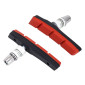 PORTE PATIN FREIN POUR VAE/E-BIKE V-BRAKE A VIS DEPORTE MARWI 80mm NOIR/ROUGE KEVLAR (COFFRET 25 PAIRES) 8590966314409