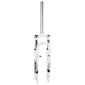 FOURCHE VTT 26 " ZOOM 386MLO A RESSORT BLANC REGLABLE/BLOCABLE DEB. 60MM PIVOT LISSE 285mm 1''1/8-28,6 EXTERIEUR COMPATIBLE V-BRAKE/DISQUE 3700948044889