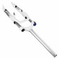 FOURCHE VTT 26 " ZOOM 386MLO A RESSORT BLANC REGLABLE/BLOCABLE DEB. 60MM PIVOT LISSE 285mm 1''1/8-28,6 EXTERIEUR COMPATIBLE V-BRAKE/DISQUE 3700948044889