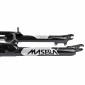 FORK- FOR MTB 27.5 " ZOOM COIL BLACK - ADJUSTABLE/LOCKOUT-TRAVEL 60MM THREADLESS STEERER Ø 285mm 1''1/8-28,6 OUTER COMPATIBLE V-BRAKE/DISC 3700948044926