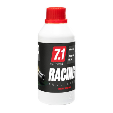 HUILE DE TRANSMISSION MALOSSI 7.1 SAE 75W90 RACING GEAR OIL FULL SYNT (250 ml) 3700948306673