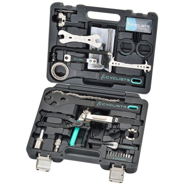 OUTIL COFFRET / MALETTE ENTRETIEN ET REPARATION VELO - OUTILS INDISPENSABLES -NEWTON- 3700948300237