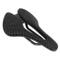 SELLE ROUTE/VTT CARBONE T800 NYLON NOIR 245x155 RAIL ACIER POIDS 200grs -NEWTON- 3700948300459