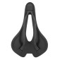 SELLE ROUTE/VTT CARBONE T800 NYLON NOIR 245x155 RAIL ACIER POIDS 200grs -NEWTON- 3700948300459