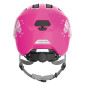 CASQUE VELO ENFANT ABUS SMILEY 3.0 BUTTERFLY ROSE TAILLE 50-55cm AVEC MOLETTE 4003318672583