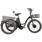 TRICYCLE ELECTRIQUE/VAE CITY LEADER FOX 24" LOVELO 2025 MIXTE NOIR BRILLANT 3V SHIMANO NEXUS MOTEUR ROUE AV BAFANG 36V 45Nm BATTERIE 17,4Ah 8592826103277