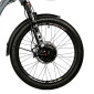 TRICYCLE ELECTRIQUE/VAE CITY LEADER FOX 24" CURTIS 2025 MIXTE GRIS MAT 8V SHIMANO NEXUS MOTEUR ROUE AV BAFANG 36V 45Nm BATTERIE 16,7Ah (LARGEUR HORS TOUT 75cm)