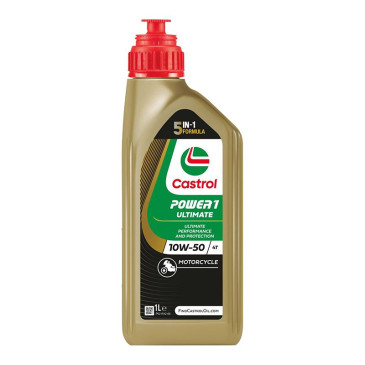 HUILE MOTEUR 4 TEMPS CASTROL POWER 1 ULTIMATE 4T 10W50 (1L) 4008177197017