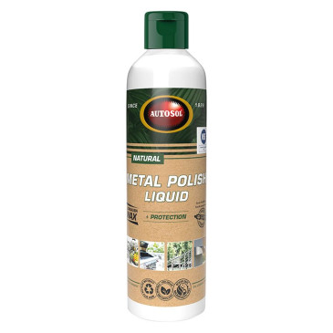 POLISH METAL AUTOSOL LIQUID NATURAL (FLACON 250 ml) (ENTRETIEN TOUS METAUX : ALU, INOX, ACIER...) (MADE IN GERMANY - QUALITE PREMIUM) 4004982011302