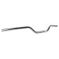 GUIDON MOTO ROUTE TOMMASELLI ACIER CHROME DIAM 22 mm LONG 755 mm HAUT 78 mm SANS BARRE DE RENFORT 8033900009530