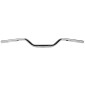 GUIDON MOTO ROUTE TOMMASELLI ACIER DIAM 22 mm LONG 755 mm HAUT 78 mm CHROME SANS BARRE DE RENFORT 8033900009530