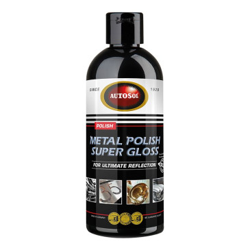 POLISH METAL EFFET BRILLANT AUTOSOL SUPER GLOSS (FLACON 250 ml) (POLI TOUT METAL : ALU, INOX, ACIER...) (MADE IN GERMANY - QUALITE PREMIUM) 4004982011203