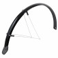 GARDE BOUE CITY/VTC TRINGLES 28'' EUROFENDER RAPIDO 46mm NOIR (PAIRE) AVEC FIXATION RAPIDO 8200703462804