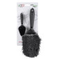 KIT BROSSE DE NETTOYAGE VELO NYLON UNE GRANDE ET UNE PETITE (IDEAL CADRE...) (VENDU PAR 2) -SELECTION P2R- 8015431016621