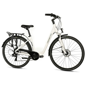 VELO MUSCULAIRE CITY BIKE 28 LEADER FOX REGION 2025 FEMME BLANC 7V CADRE ALU 17 POUCES (TAILLE ADULTE 165 à 173 cm) 8592826101280