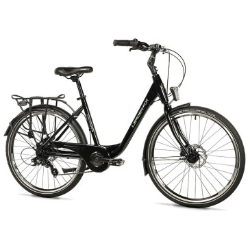 VELO MUSCULAIRE CITY BIKE 26 LEADER FOX DOMESTA 2025 FEMME NOIR 7V CADRE ALU 17 POUCES (TAILLE ADULTE 165 à 173 cm) 8592826103819