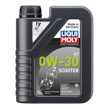 HUILE MOTEUR 4 TEMPS LIQUI MOLY SCOOTER 4T 0W30 (1 L) SYNTHETIQUE 4100420211539