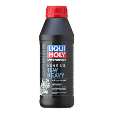 HUILE DE FOURCHE/SUSPENSION LIQUI MOLY 15W FORK OIL HEAVY (500 ml) 100% SYNTHESE 4100420059544