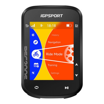 GPS / COMPTEUR IGPSPORT BSC100S AVEC VITESSE, ALTIMETRE, TEMPERATURE COMPATIBLE STRAVA - Option : CAPTEUR CADENCE, VITESSE ET CARDIO - LIVRE AVEC ETUI SILICONE PROTECTION BHB100 6970817351913