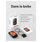 GPS / COMPTEUR IGPSPORT BSC100S AVEC VITESSE, ALTIMETRE, TEMPERATURE COMPATIBLE STRAVA - Option : CAPTEUR CADENCE, VITESSE ET CARDIO - LIVRE AVEC ETUI SILICONE PROTECTION BHB100 6970817351913