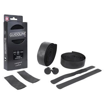 RUBAN DE GUIDON / CINTRE VELOX GRAVEL CONFORT NOIR 2,5mm NOIR - GUIDOLINE 3660429368227