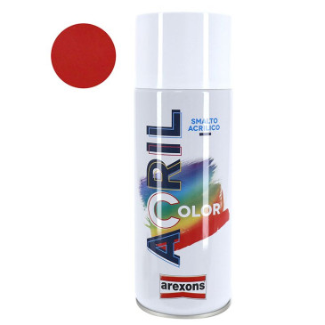 SPRAY PAINT CAN AREXONS ACRYLIC RED RAL 3001 (CADRE YAMAHA/SOLEX 3800 LUXE) (spray 400 ml) (3936) 8002565039367