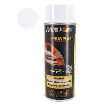 SPRAY-PAINT CAN MOTIP SPRAYPLAST GLOSS WHITE spray 400ml (396533) 4048500396533