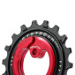 GALET DERAILLEUR AOPW TRIPEAK 12-18 DENTS CERAMIQUE 2x12V. ROUGE COMPATIBLE SRAM AXS FORCE/RIVAL (JEU DE 2) 4710243288788