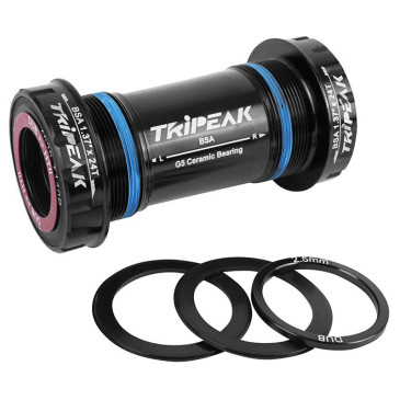 CUVETTE INTEGRE BOITIER FILETE ROUTE TRIPEAK G5 CERAMIQUE BOITE DE 68 BSA-DUB AXE 24mm, 28.99mm, 30mm (COMPATIBLE SRAM DUB, ROTOR 3D, SHIMANO) 4710243291955