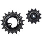 GALET DERAILLEUR AOPW TRIPEAK 12-18 DENTS CERAMIQUE 11V. NOIR COMPATIBLE SHIMANO DURA-ACE 9100 (JEU DE 2) 4710243287934