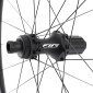 ROUES ROUTE DISQUE 700 FIR FC 38D CENTERLOCK CARBONE NOIR CASSETTE SHIMANO 12V AXE TRAVERSANT 12/100 ET 12/142 HAUTEUR/PROFIL 38 mm (PAIRE) - TUBELESS READY 8013271363103