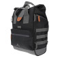 SACOCHE ARRIERE VELO HAPO.G ROLL-TOP NOIR MEDIUM CONVERTIBLE SAC A DOS (53x27x16cm) (VENDU A L'UNITE) - FIXATION SANGLES SUR PORTE BAGAGE 3104889922723