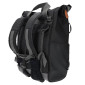 SACOCHE ARRIERE VELO HAPO.G ROLL-TOP NOIR MEDIUM CONVERTIBLE SAC A DOS (53x27x16cm) (VENDU A L'UNITE) - FIXATION SANGLES SUR PORTE BAGAGE 3104889922723