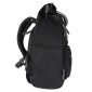 SACOCHE ARRIERE VELO HAPO.G ROLL-TOP NOIR MEDIUM CONVERTIBLE SAC A DOS (53x27x16cm) (VENDU A L'UNITE) - FIXATION CROCHETS SUR PORTE BAGAGE 3104889922723