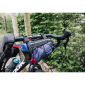 SACOCHE DE CINTRE/GUIDON VELO ZEFAL Z ADVENTURE F1 NOIR ETANCHE FIXATION AUTO-AGRIPPANTES / CLIPS (L 200 x L 90 x h 90mm - 1.2LITRES) CHARGE MAXI 2kgs 3420586602936