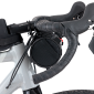 SACOCHE DE CINTRE/GUIDON VELO ZEFAL Z ADVENTURE F1 NOIR ETANCHE FIXATION AUTO-AGRIPPANTES / CLIPS (L 200 x L 90 x h 90mm - 1.2LITRES) CHARGE MAXI 2kgs 3420586602936