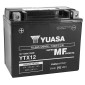 BATTERIE 12V 10 Ah YTX12 YUASA ACTIVEE EN USINE PRETE A L'EMPLOI (Lg150xL87xH130mm) 5050694044687