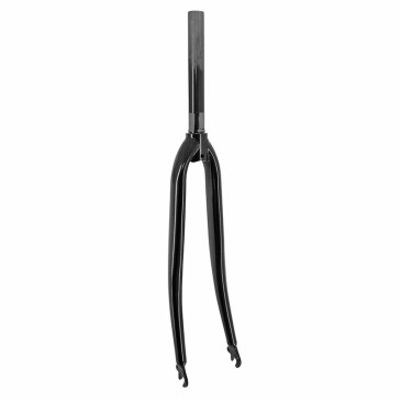 FOURCHE ROUTE 700C ACIER NOIR PIVOT LISSE 1"-22.2 INTERIEUR 3700948309490