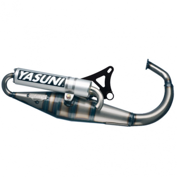 EXHAUST FOR SCOOT YASUNI Z VARNISHED FOR MBK 50 NITRO, OVETTO/YAMAHA 50 AEROX, NEOS/MALAGUTI 50 F12/APRILIA 50 SR (ALUMINIUM SILENCER) TUB901 8404016009828