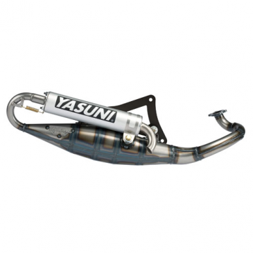 POT SCOOT YASUNI R VERNI POUR PIAGGIO 50 ZIP 2T, TYPHOON, NRG/GILERA 50 STALKER, RUNNER, DNA (SILENCIEUX ALU) -TUB420- 8404014008755