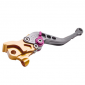 BRAKE LEVER FOR SCOOT REPLAY RACE FOR MBK 50 NITRO 1997>2012/YAMAHA 50 AEROX 1997>2012 GREY/GOLDEN - RIGHT- 3700948299869