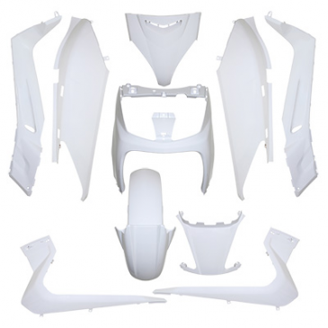 FAIRINGS/BODY PARTS FOR MAXISCOOTER YAMAHA 125-250 XMAX 2006>2009 / MBK 125-250 SKYCRUISER 2006>2007 WHITE GLOSS (10 PARTS KIT) 3700948053843