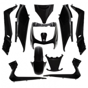 FAIRINGS/BODY PARTS FOR MAXISCOOTER YAMAHA 125-250 XMAX 2006>2009 / MBK 125-250 SKYCRUISER 2006>2009 BLACK GLOSS (10 PARTS KIT) 3700948053850