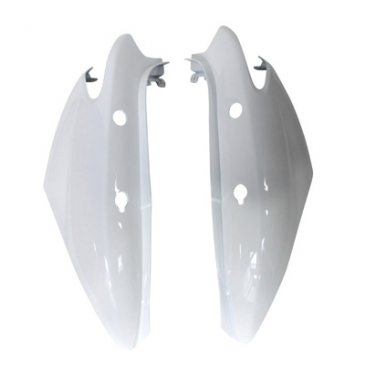 CARENAGE/COQUE AR SCOOT ADAPTABLE MBK 50 OVETTO 2008>/YAMAHA 50 NEOS 2008> BLANC BRILLANT (PAIRE) 3700948099599