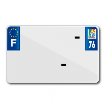 LICENSE PLATE FOR MOTORBIKE TIFLEX ALU PRE DRILLED 210x130 DEP. 76 BLANK (SOLD PER 10) 3700948122952