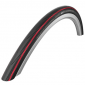 PNEU ROUTE 700 X 25 SCHWALBE LUGANO2 NOIR BANDE ROUGE TR (25-622) 4026495864916