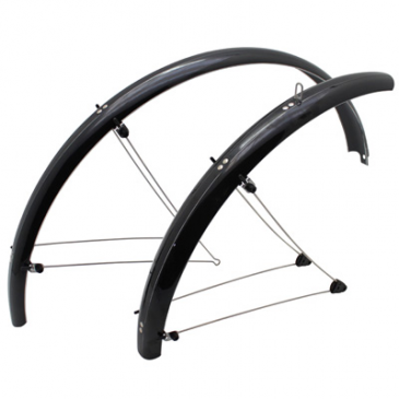 GARDE BOUE VTT TRINGLES 20'' STRONGLIGHT COUNTRY 54mm NOIR (PAIRE) AVEC FIXATION CLASSIC TRINGLES INOX 3700223720620