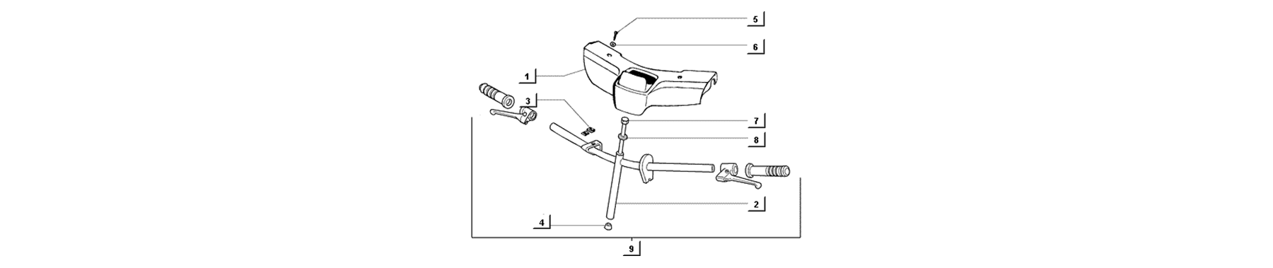 T58 - guidon complet - cache guidon