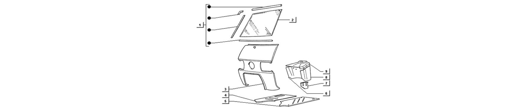 T36 - pieces composant le chassis