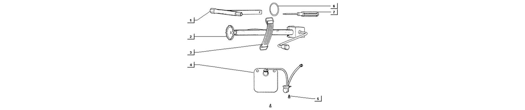 T73 - fixation maitre cylindre et pedale frein